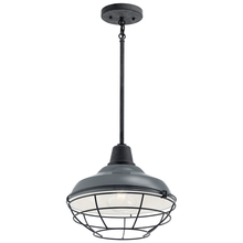  49992GG - Pier™ 1 Light 12" Convertible Pendant Gloss Grey