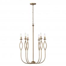 Capital Canada 452561ML - 6-Light Chandelier in Mystic Luster