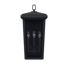 Capital Canada 926232BK - 3 Light Outdoor Wall Lantern