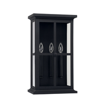 Capital Canada 926431BK - 3 Light Outdoor Wall Lantern