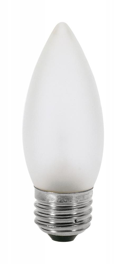 4.3 Watt C11 LED; Frosted; Medium base; 2700K; 350 Lumens; 120 Volt
