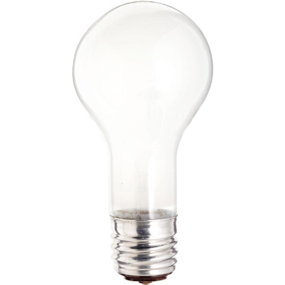100/200/300 Watt PS25 Incandescent; White; 1200 Average rated hours; Mogul base; 120 Volt