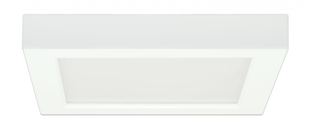 Blink - 13.5W- 7" Surface Mount LED - 4000K- Square Shape - White Finish - 120V