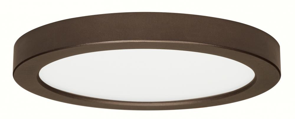 Blink - 18.5W- 9" Surface Mount LED - 3000K- Round Shape - Bronze Finish - 120V