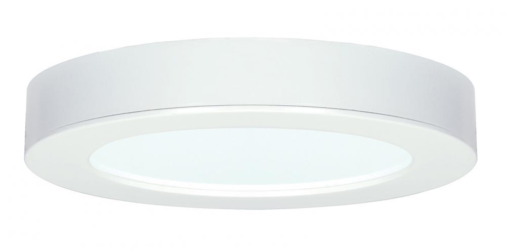 Discontinued - 13.5 watt; 7" Flush Mount LED Fixture; 3000K; Deep Dish; 120 volts