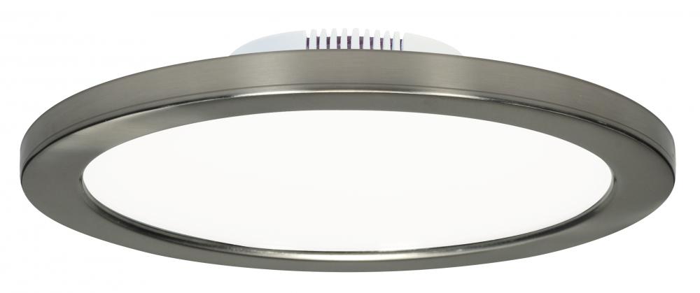 Blink - 16W- 9" Surface Mount LED - 3000K- Brushed Nickel Finish - 120-277V
