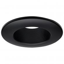 Satco Products Inc. 80/977 - Deep Baffle Trim; 5/6 Inch; Black Finish