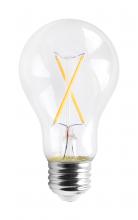 Satco Products Inc. S11352 - 5 Watt; A19 LED; Clear; 2700K; Medium base; 120 Volt