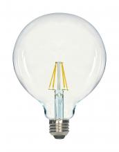 Satco Products Inc. S11367 - 8 Watt G40 LED; Clear; Medium base; 3000K; 120 Volt