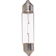 Satco Products Inc. S6988 - 10 Watt miniature; T3 1/4; 10000 Average rated hours; 120 Lumens; Festoon base; 24 Volt