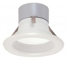 Satco Products Inc. S9124 - Discontinued - 8.5 watt LED Downlight Retrofit; 4" Baffle; 3000K; Medium base; 120 volts;