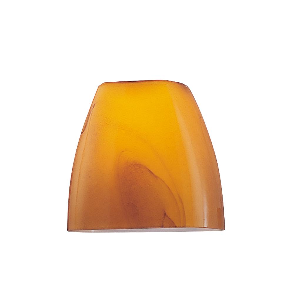 GLASS STYLE #57 AMBER SWIRL