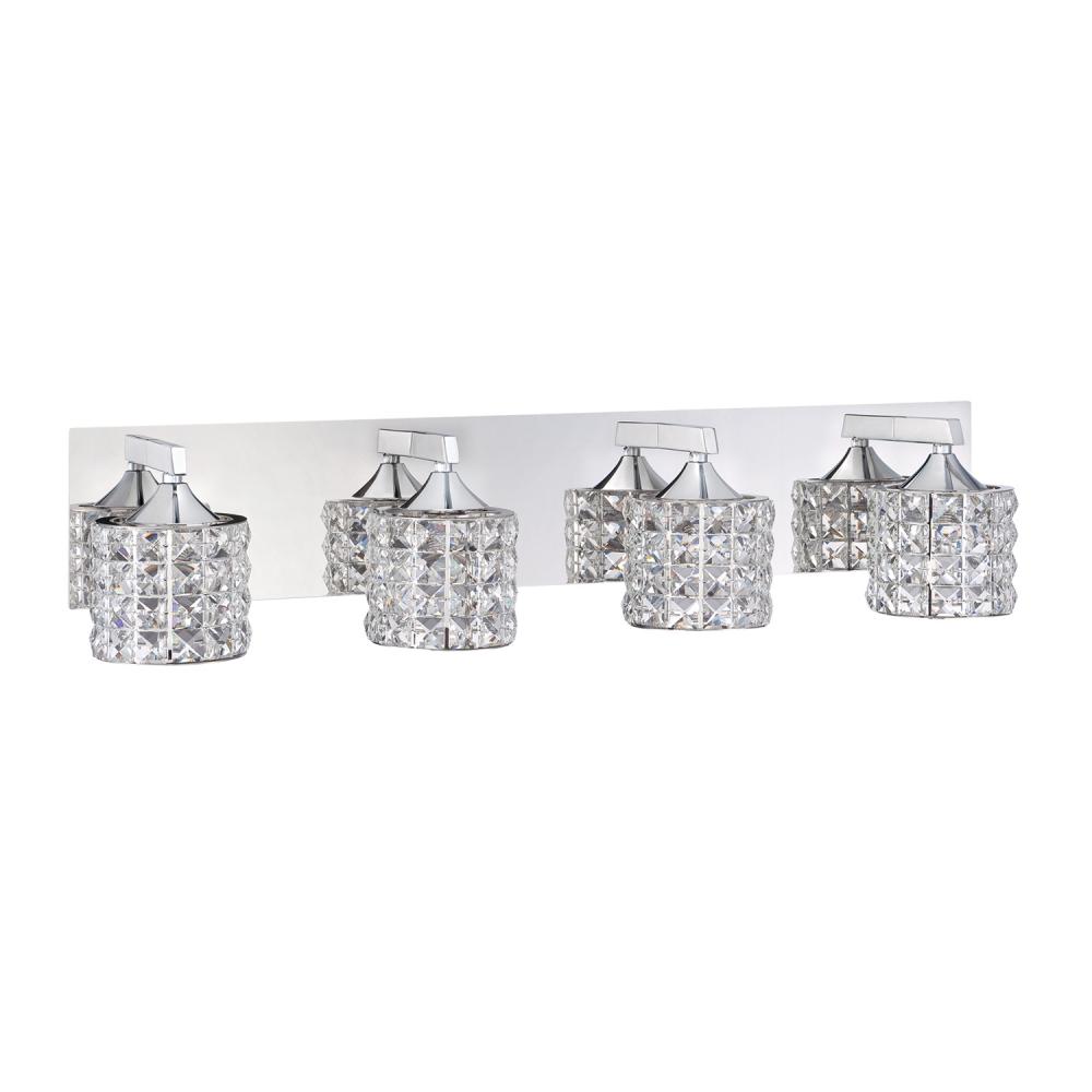 4 LIGHT VANITY - ROUND SHADES