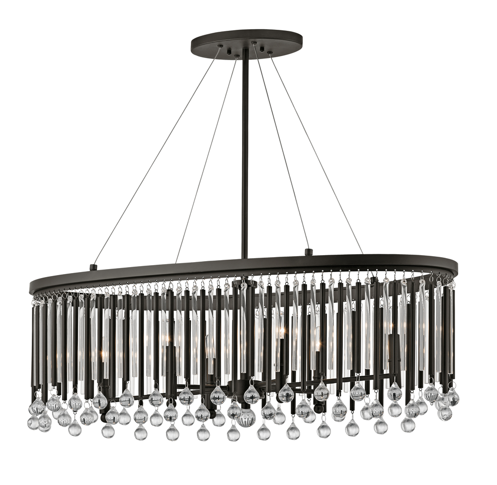 Oval Chandelier/Pendant 6Lt