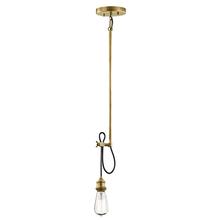 Kichler 43589NBR - Rumer™ 1 Light Convertible Pendant Natural Brass