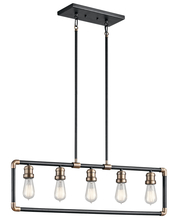 Kichler 43887BK - Linear Chandelier 5Lt