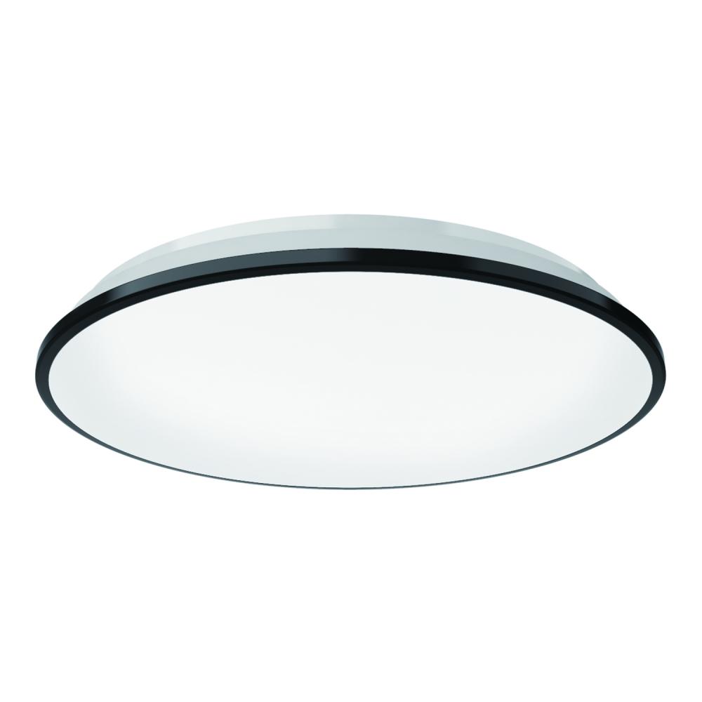 Brook 15-in Black LED Flush Mount