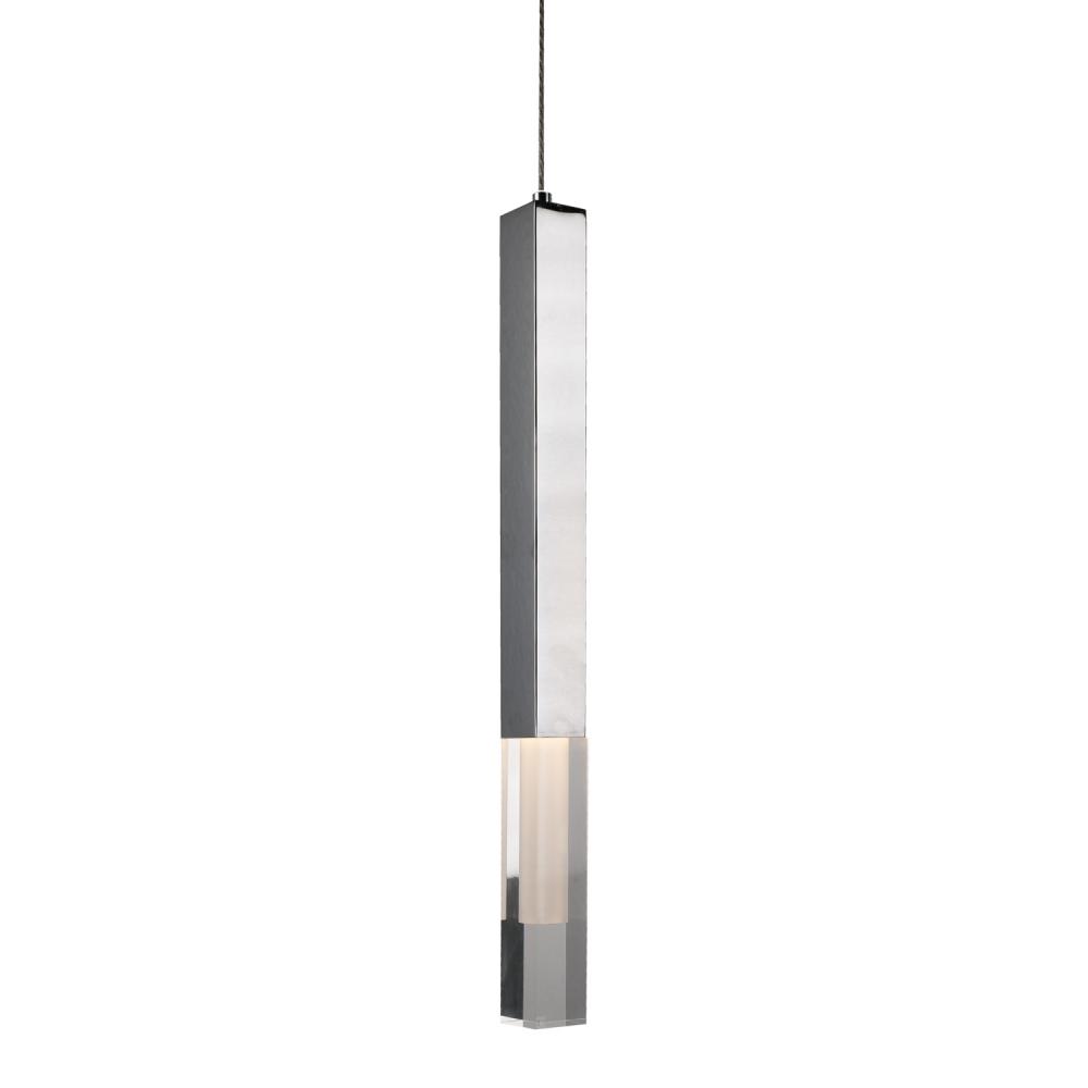 Martelo 5-in Chrome LED Pendant