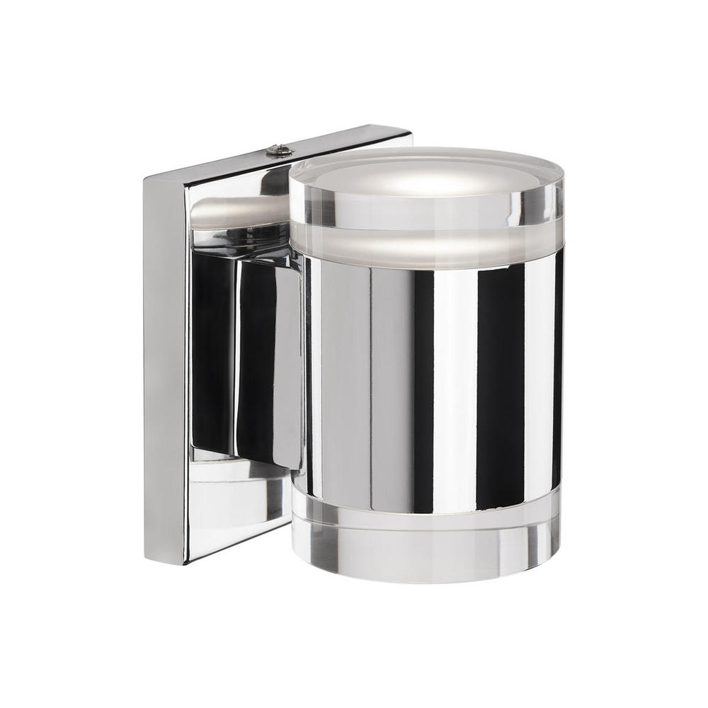 Norfolk 5-in Chrome LED Wall Sconce