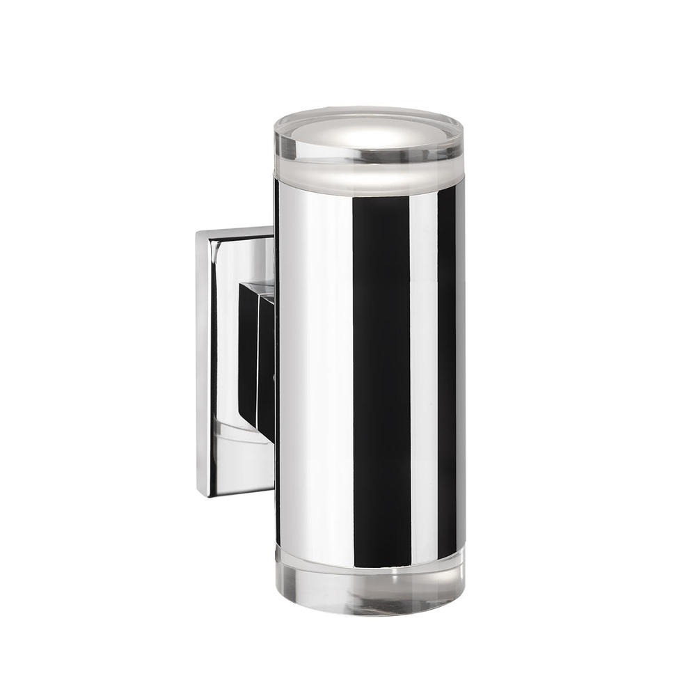 Norfolk 8-in Chrome LED Wall Sconce