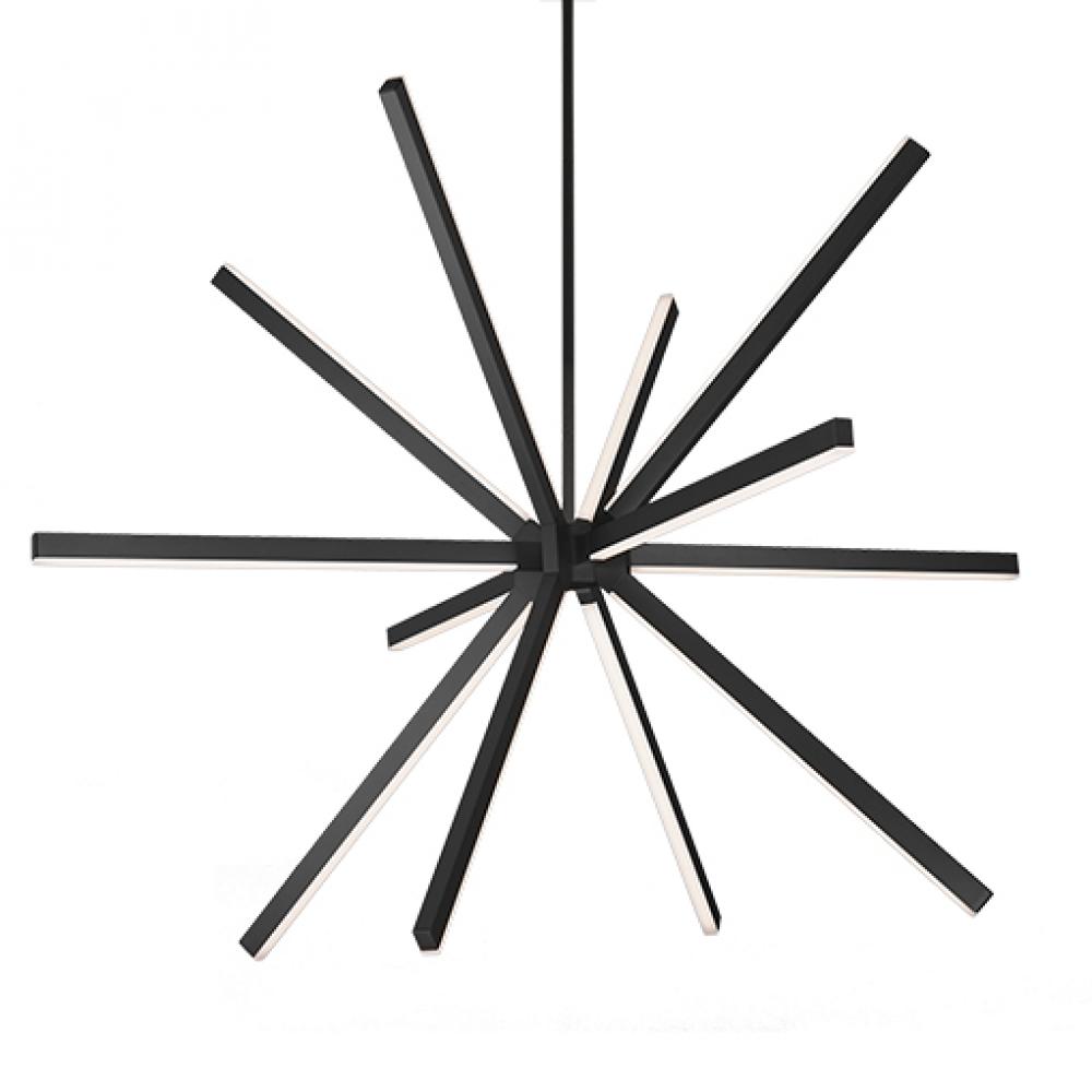 Sirius 56-in Black LED Chandeliers