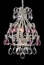 Kuzco Lighting Inc 98073CP - Three Lamp Chandelier with Beaded Frame