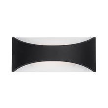 Kuzco Lighting Inc EW3612-BK - LED EXT WAL ARC UP/DWN 600LM 7W BK