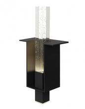 Kuzco Lighting Inc EW52218-BK - LED Exterior Wall Sconce with Square Bubble Encased Crystal