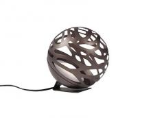 Kuzco Lighting Inc TL2507-BZ - Single LED Table Lamp with Organic Shaped Laser Cut Metal Sphere Shades