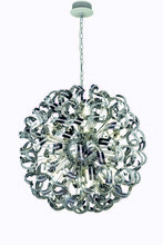 Elegant V2068G43C/EC - Tiffany 30 light Chrome Chandelier Clear Elegant Cut Crystal