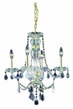 Elegant V7894D20G/RC - Giselle 4 light Gold Chandelier Clear Royal Cut Crystal