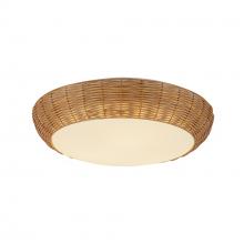 Alora Lighting FM511217RA - Merida 17-in Rattan Socket Flush Mount